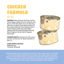 Load image into Gallery viewer, WERUVA KITTEN CHICKEN AU JUS CAN 3OZ
