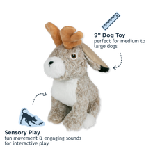 Load image into Gallery viewer, TALL TAILS PLUSH JACKALOPE ANIMATED 9"

