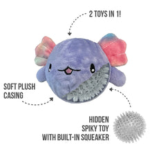 Load image into Gallery viewer, FOUFOUBRANDS FUZZY WUZZY SPIKER AXOLOTL PINK SM
