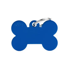 Load image into Gallery viewer, MY FAMILY ALUMINUM BONE BLUE BIG TAG
