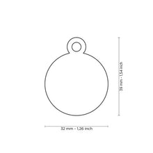 Load image into Gallery viewer, MY FAMILY ALUMINUM ROUND GREY BIG TAG
