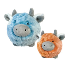 Load image into Gallery viewer, FOUFOUBRANDS FUZZY WUZZY SPIKER MOOMOO BLUE LG
