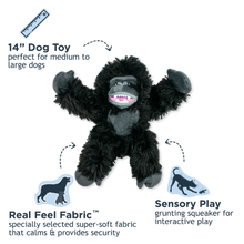 Load image into Gallery viewer, TALL TAILS PLUSH GORILLA W/SQUEAKER 14"
