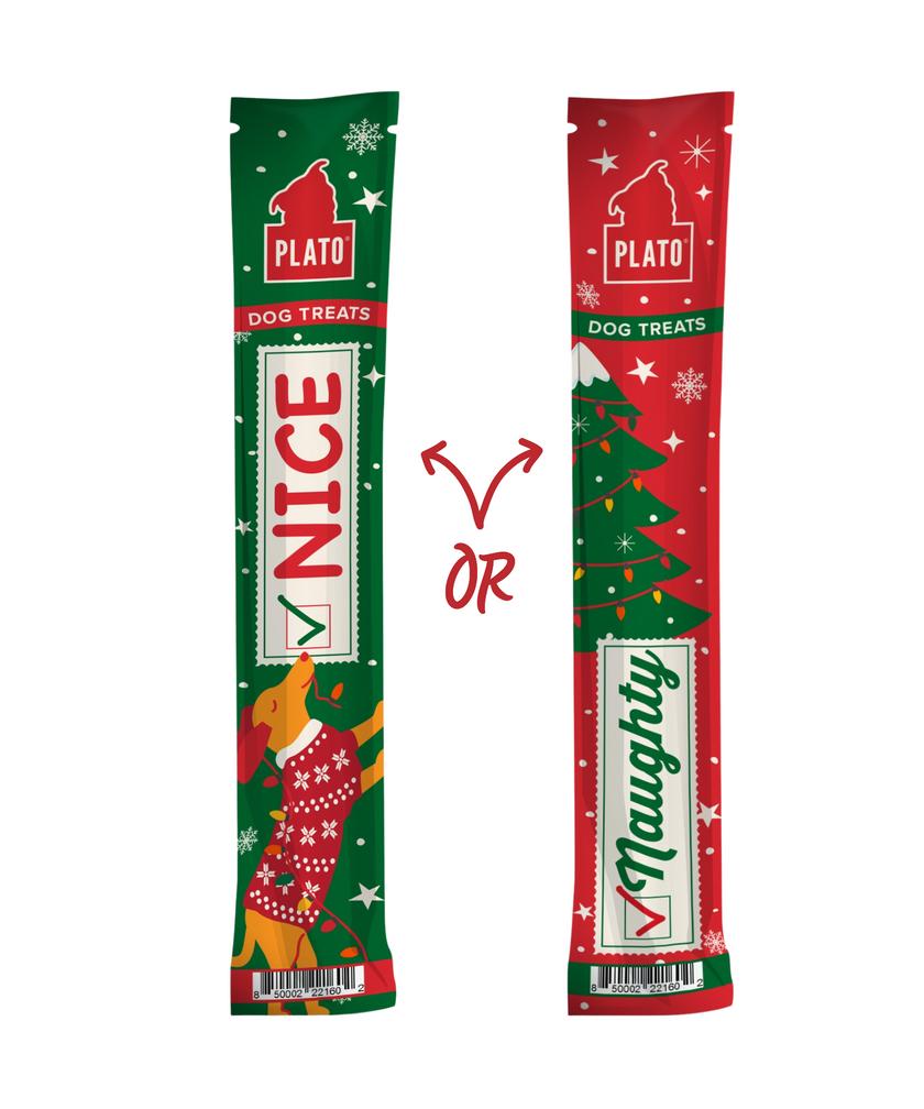 PLATO CHRISTMAS NAUGHTY & NICE DUCK THINKER SINGLE