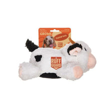 Load image into Gallery viewer, GROWL FUZZAROOS COW WHITE 9"
