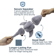 Load image into Gallery viewer, TALL TAILS PLUSH JOINTED SHARK
