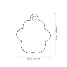 Load image into Gallery viewer, MY FAMILY GLITTER PAW PINK BIG TAG
