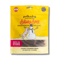 Load image into Gallery viewer, POLKADOG SUGAR &amp; SPICE CHICKEN STICKS 5OZ

