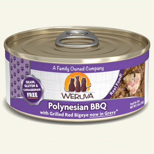 WERUVA POLYNESIAN BBQ CAT CAN 5.5OZ