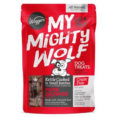 WAGGERS MY MIGHTY WOLF PORK 150G