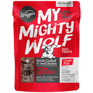 WAGGERS MY MIGHTY WOLF PORK 454G