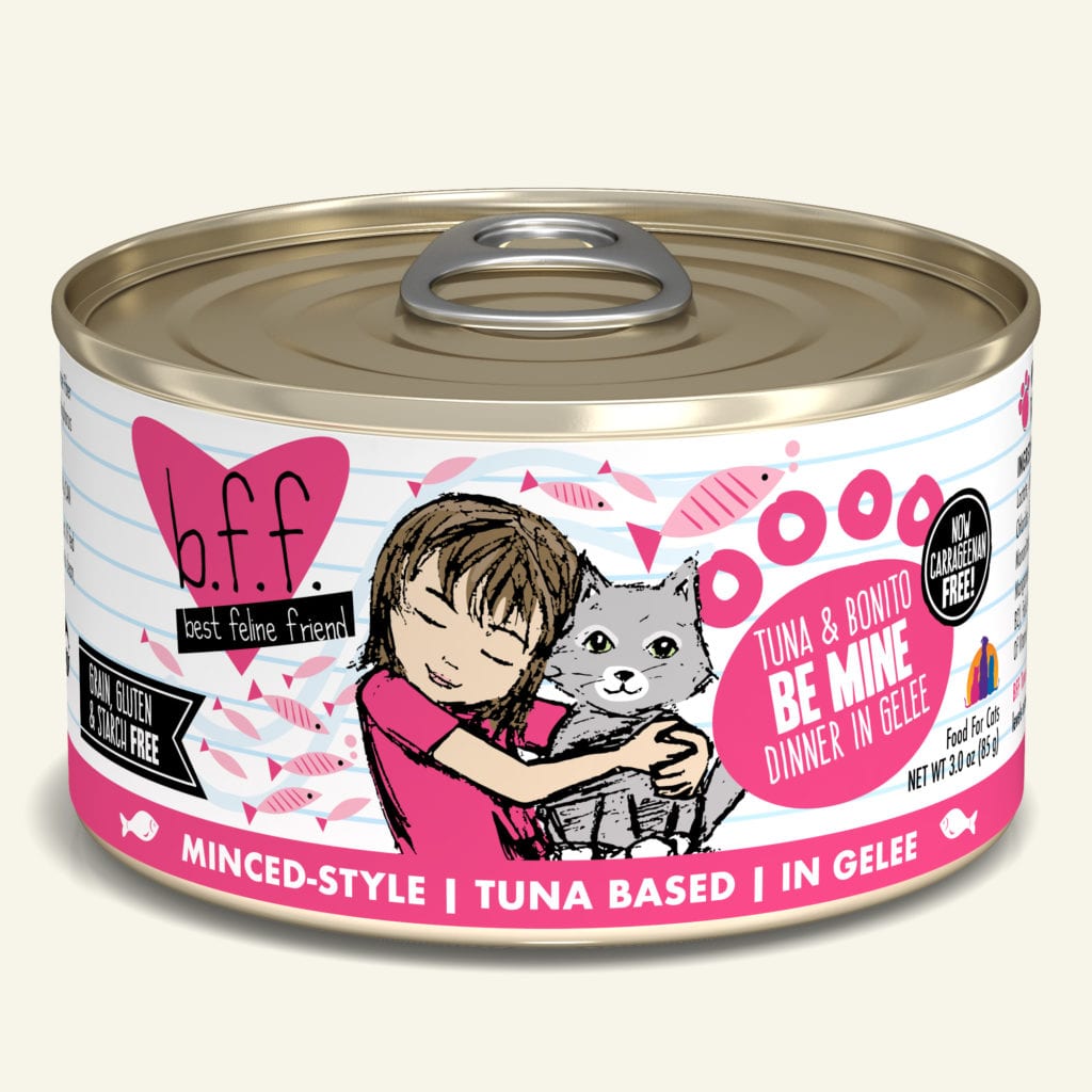 WERUVA BFF TUNA/BONITO BE MINE CAT CAN 5.5OZ