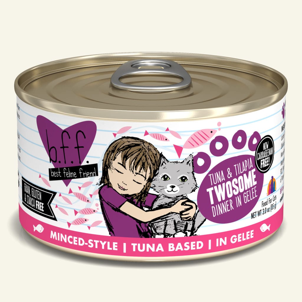 WERUVA BFF TUNA/TILAPIA TWOSOME CAT CAN 5.5O