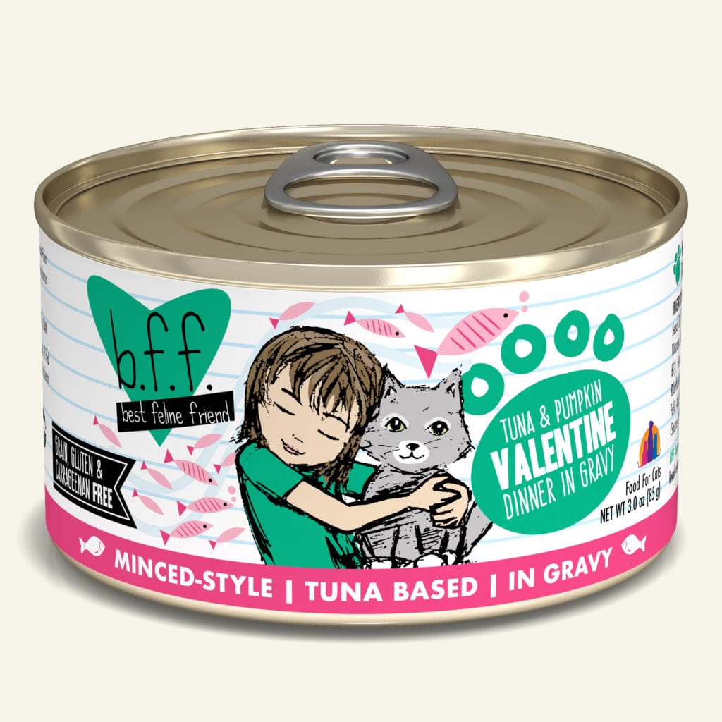 WERUVA BFF TUNA/PUMPKIN VALENTINE CAT 5.5OZ