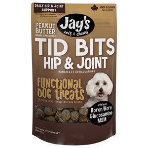 JAY'S TID BITS PEANUT BUTTER HIP AND JOINT DOG 200G