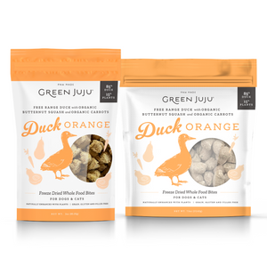 GREEN JUJU FREEZE DRIED DUCK "ORANGE" BITES 7.5OZ