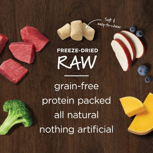 NATURES VARIETY FREEZE DRIED RAW BOOST MIXER BEEF DOG 170G