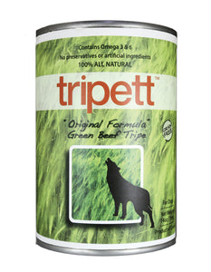 TRIPETT GREEN BEEF DOG CAN 396G