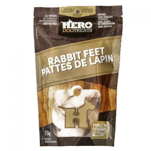 HERO DEHYDRATED RABBIT FEET 114G