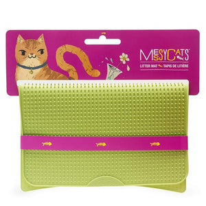MESSY MUTTS SILICONE LITTER MAT GREEN