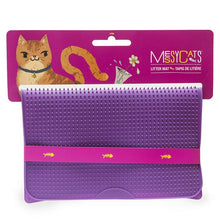 Load image into Gallery viewer, MESSY MUTTS SILICONE LITTER MAT PURPLE
