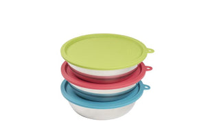 MESSY MUTTS RAW BOWL/COVER SET 6PC MED