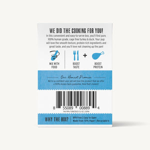 HONEST KITCHEN MEAL BOOSTER 99% TURKEY/DUCK 5.5OZ