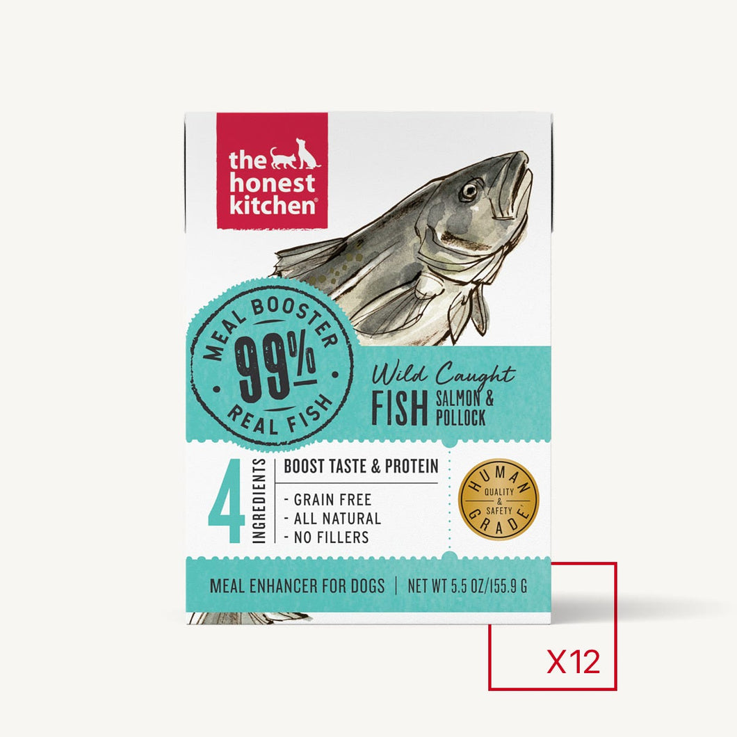 HONEST KITCHEN MEAL BOOSTER 99% SALMON/POLLOCK 5.5OZ