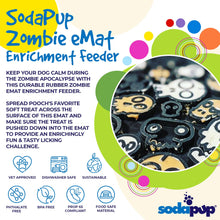 Load image into Gallery viewer, SODAPUP E-MAT ZOMBIE PATTERN ORANGE 8X8&quot;
