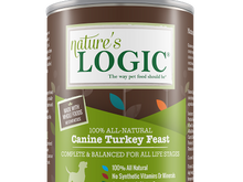 Load image into Gallery viewer, NATURE&#39;S LOGIC TURKEY DOG CAN 13.2OZ
