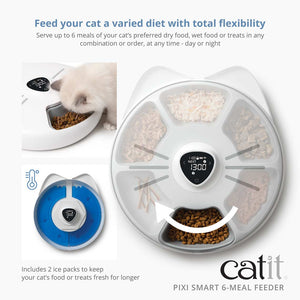 HAGEN CATIT PIXI SMART 6-MEAL FEEDER