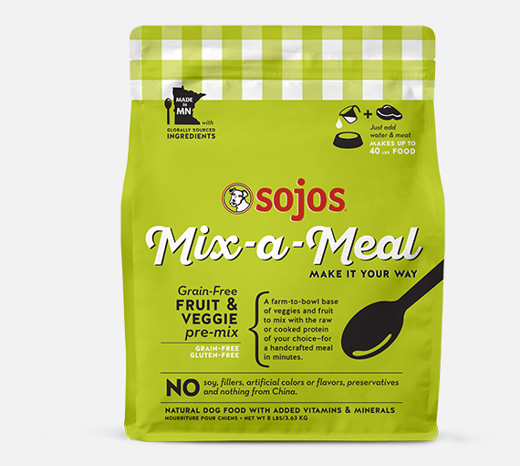 SOJOS GRAIN FREE FRUIT/VEG PREMIX 8LB