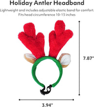 Load image into Gallery viewer, ZIPPY PAWS ANTLERS HEADBAND SMALL
