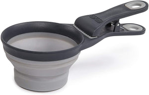 DEXAS KLIP SCOOP 1 CUP GRAY