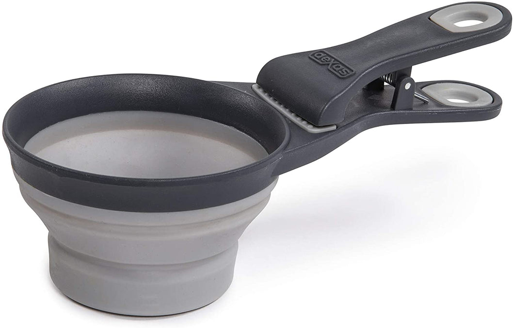 DEXAS KLIP SCOOP 1 CUP GRAY
