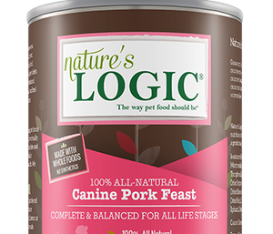 NATURE'S LOGIC PORK DOG CAN 13.2OZ