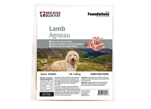 RED DOG BLUE KAT FOUNDATIONS LAMB DOG 4X1/4LB