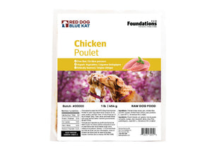 RED DOG BLUE KAT FOUNDATIONS CHICKEN DOG 4X1/4LB