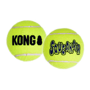 KONG AIRDOG SQUEAKY TENNIS BALL MEDIUM 3PK