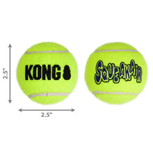 Load image into Gallery viewer, KONG AIRDOG SQUEAKY TENNIS BALL MEDIUM 3PK
