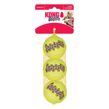 Load image into Gallery viewer, KONG AIRDOG SQUEAKY TENNIS BALL MEDIUM 3PK
