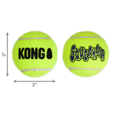 Load image into Gallery viewer, KONG AIRDOG SQUEAKY TENNIS BALL SMALL 3PK

