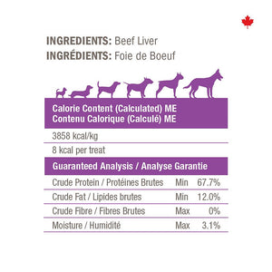 CRUMPS BEEF LIVER BITES 280G