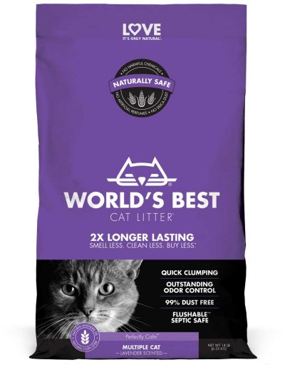 WORLD'S BEST LITTER MULTI CAT LAVENDER 7LB