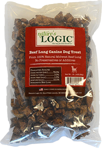 NATURE'S LOGIC BEEF LUNG TREAT 1LB
