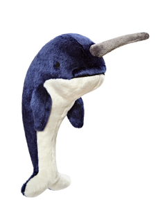 FLUFF & TUFF BLEU NARWHAL 11"