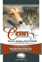 Load image into Gallery viewer, CARNIVORA PORK DINNER PATTIES 4LB
