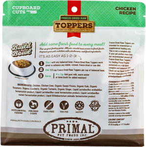 PRIMAL TOPPER FREEZE DRIED CUPBOARD CUTS CHICKEN 3.5OZ