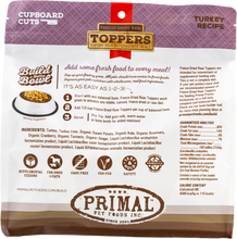 Load image into Gallery viewer, PRIMAL TOPPER FREEZE DRIED CUPBOARD CUTS TURKEY 18OZ
