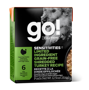 GO DOG SENSITIVITY LIMITED INGREDIET DIET TURKEY TETRA 354G